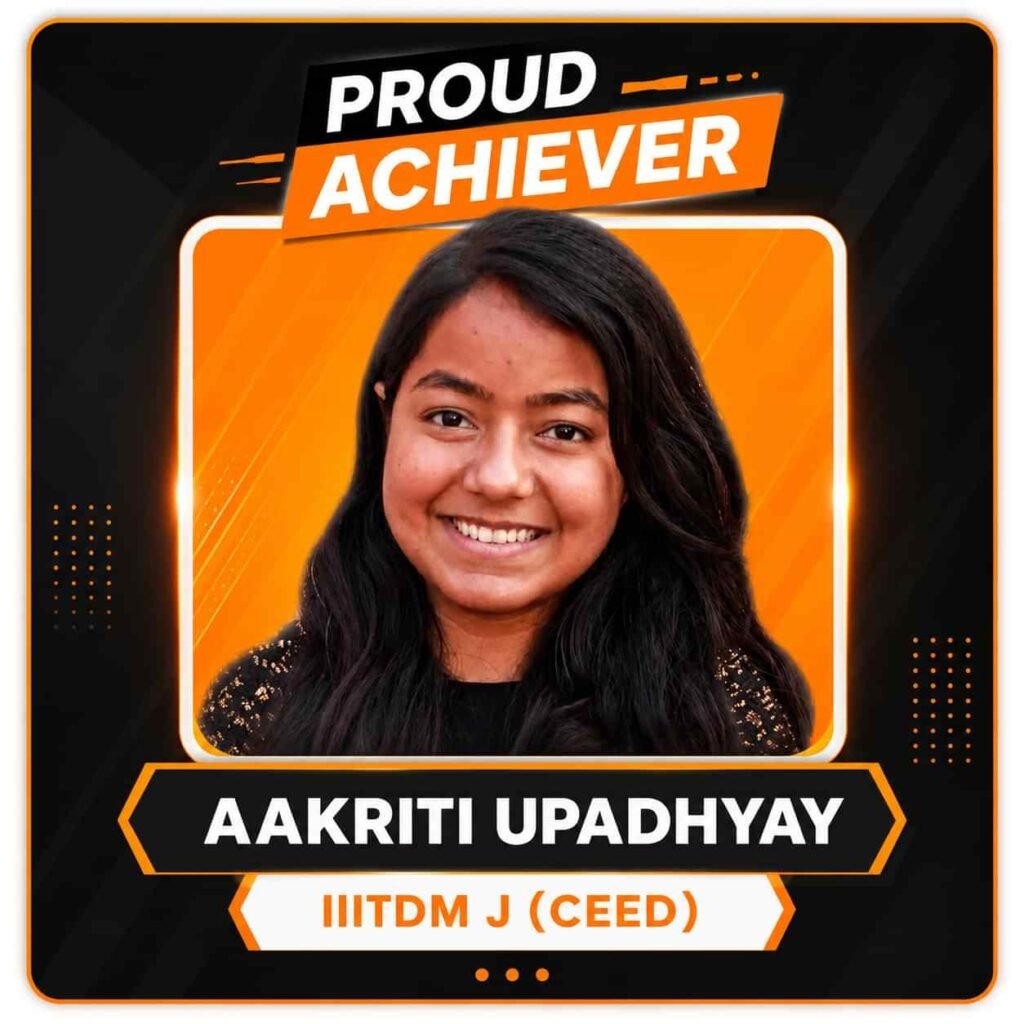Aakriti CEED qualified student from Dfinite Academy