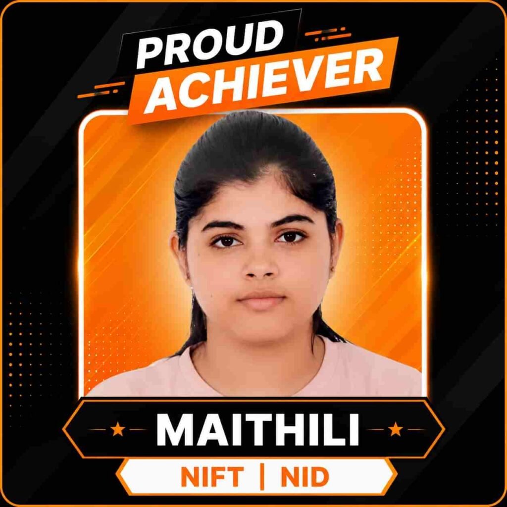 Maithili selected in NID after coaching at Dfinite Academy