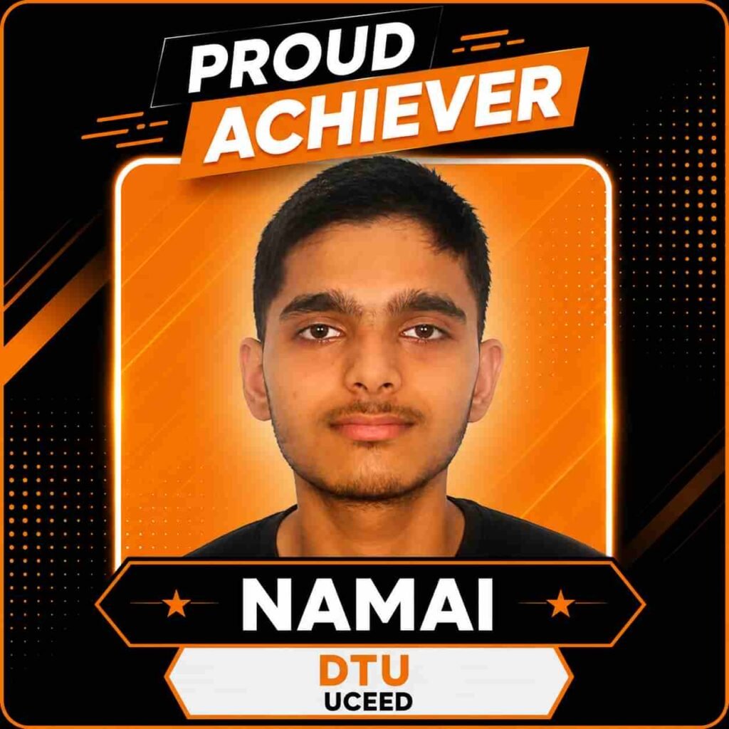 NAMAI UCEED qualified student from Dfinite Academy