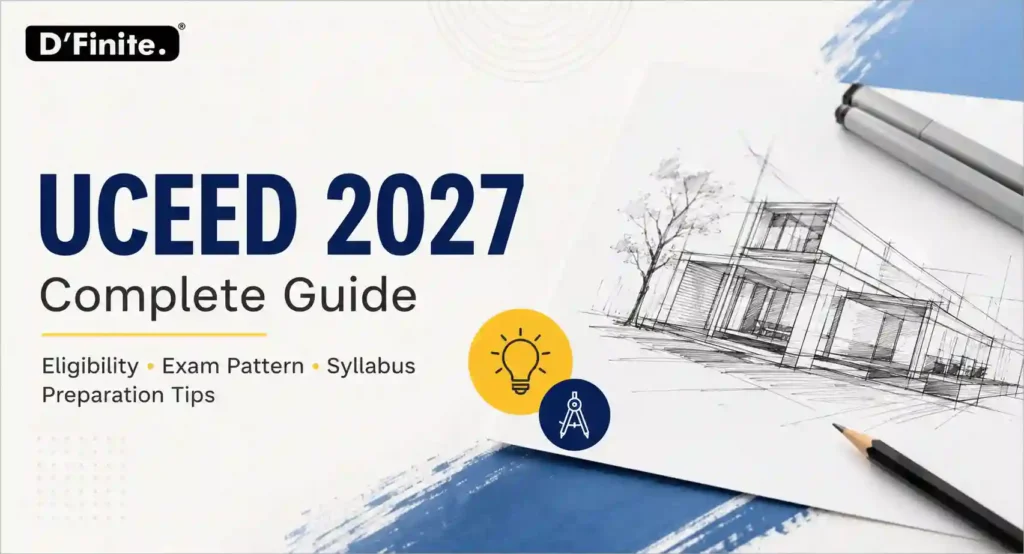UCEED 2027 guide covering exam date, eligibility, syllabus, exam pattern
