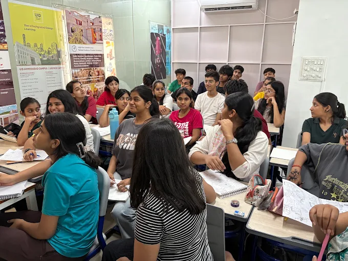 dfinite academy sonipat clasroom