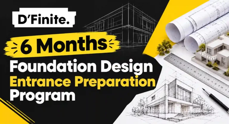 6 Months Foundation Course | UCEED, NID, NIFT, NATA & CEED