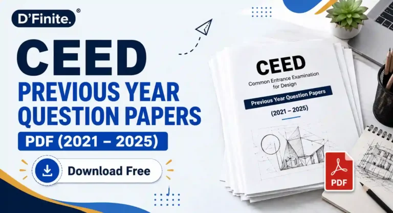 CEED Previous Year Question Papers PDF