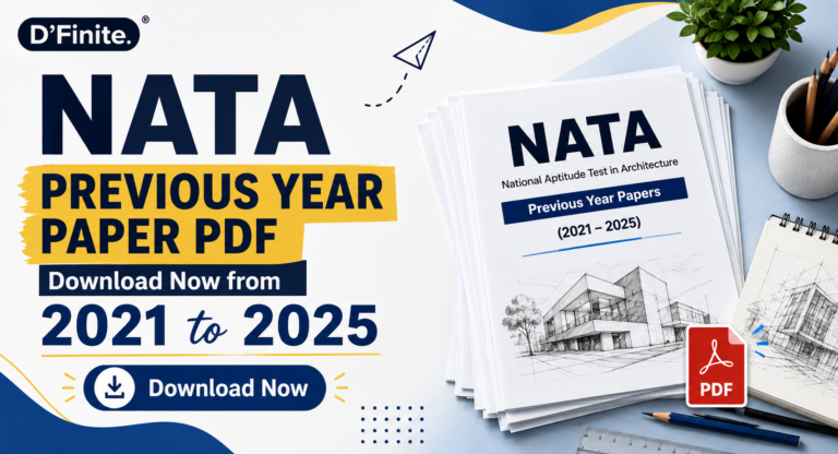 NATA Previous Year Question Papers PDF