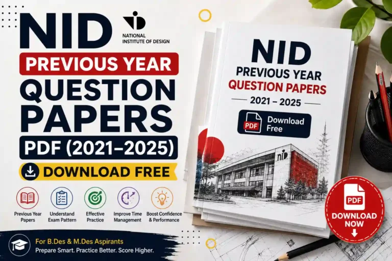 NID Previous Year Question Papers PDF