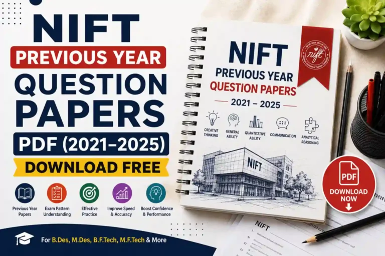 NIFT Previous Year Question Papers PDF