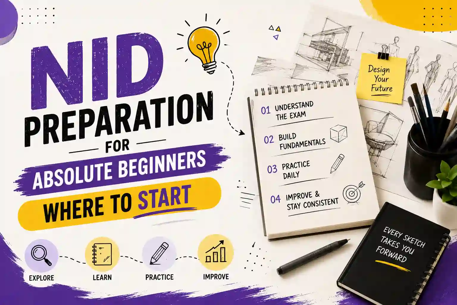 NID preparation for beginners